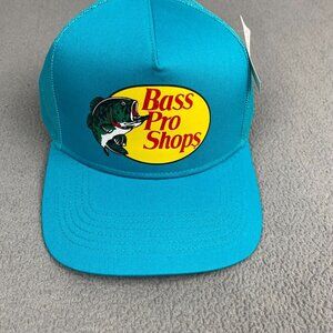 Bass Pro Shops Mesh Cap Hat Adjustable Snapback Trucker Fishing Baseball Outdoor